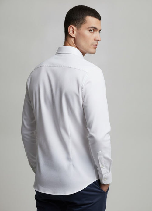Men's Basic White Shirt