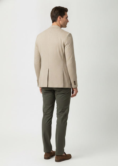 Men's Beige Modern Blazer
