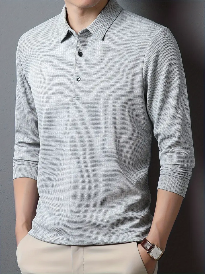 Langärmeliges Polohemd