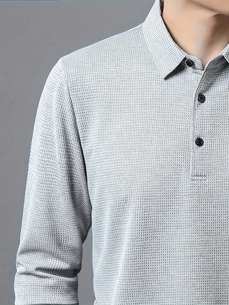 Langärmeliges Polohemd