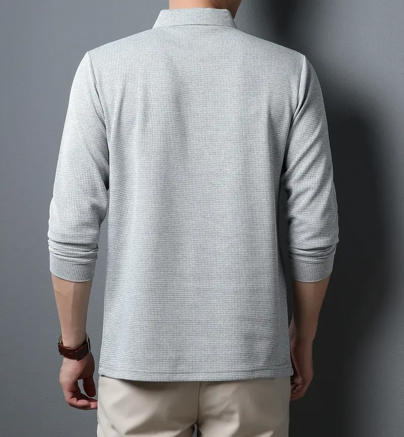 Langärmeliges Polohemd