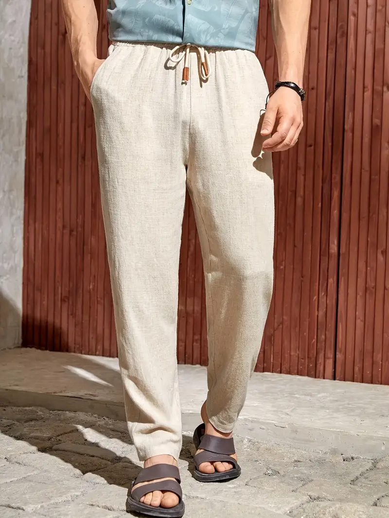 Lässige Sommerhosen mit elastischem Bund