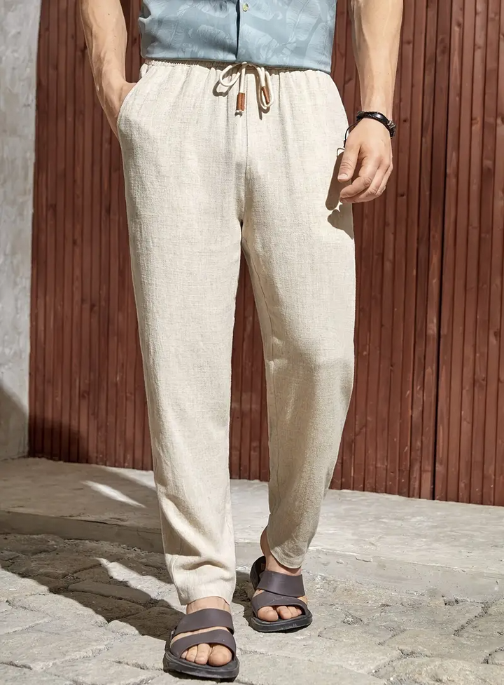 Lässige Sommerhosen mit elastischem Bund