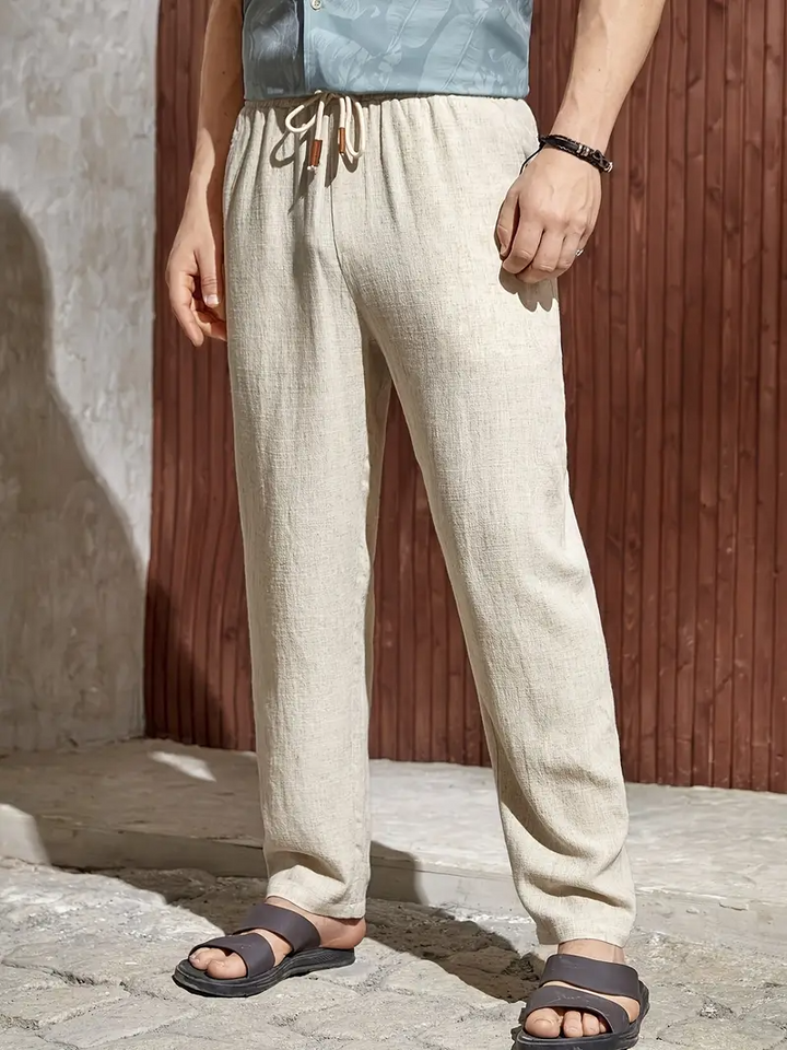 Lässige Sommerhosen mit elastischem Bund