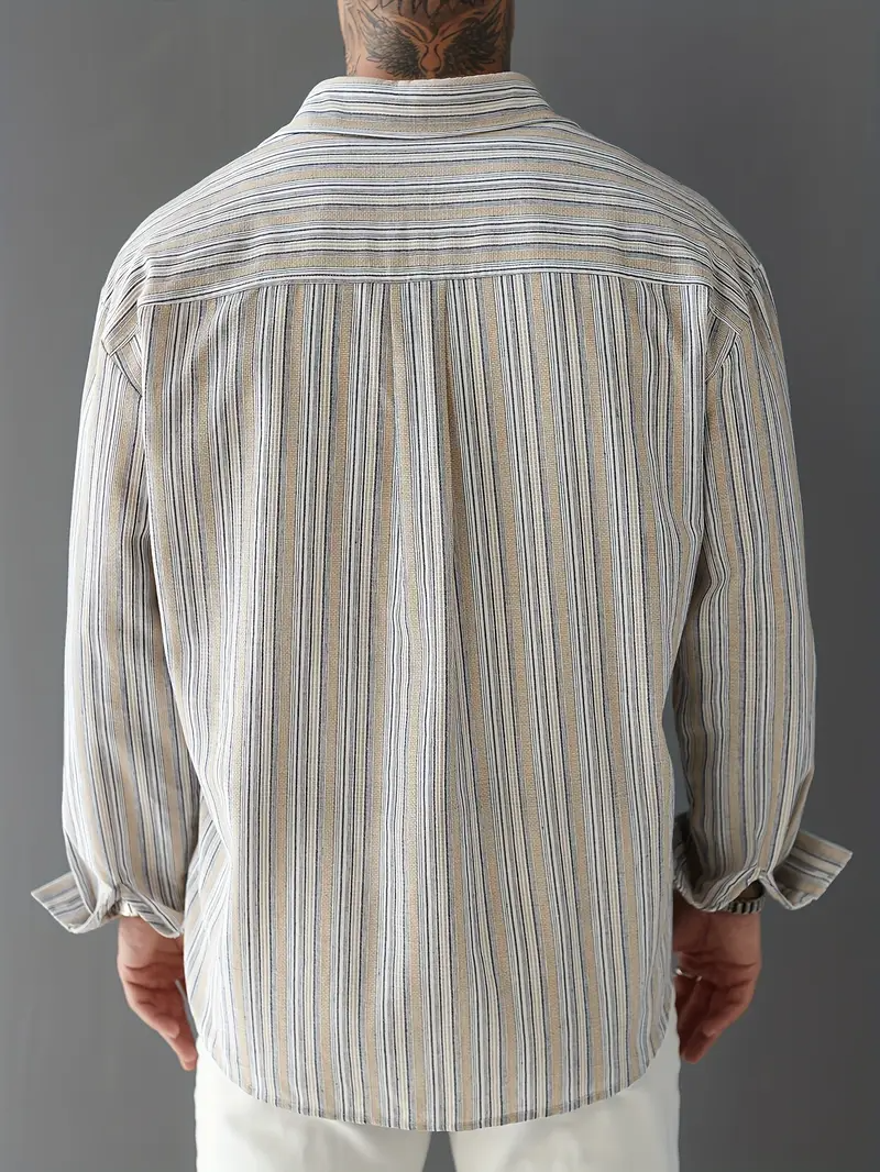 Lockeres Langarmhemd für Herren