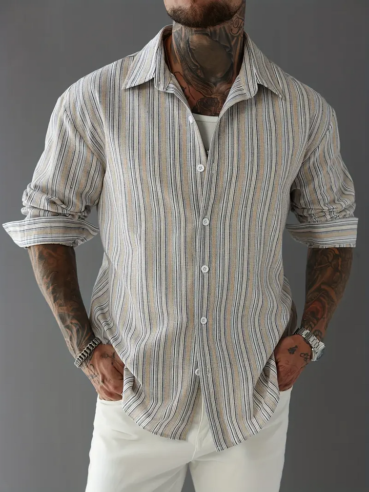 Lockeres Langarmhemd für Herren