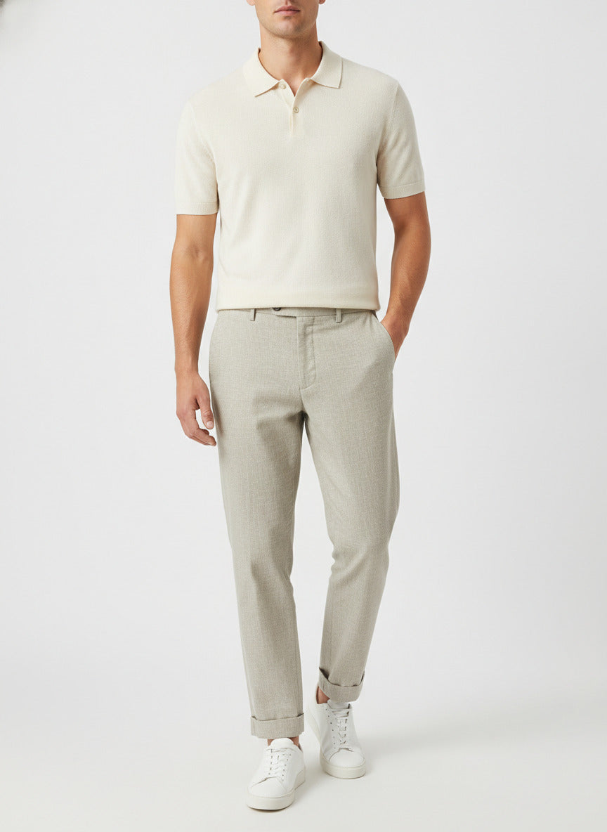 Men's Beige Pants